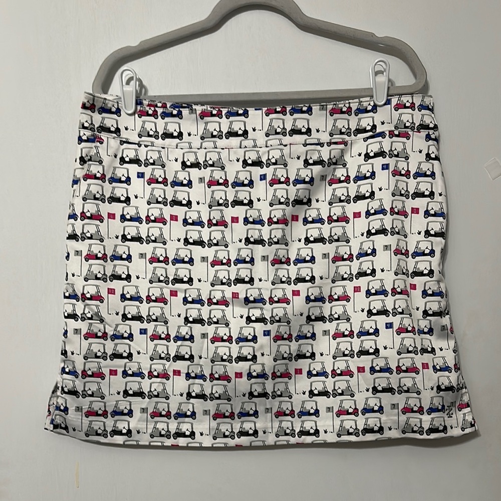 Izod Pink and Blue Mini Pencil Skirt